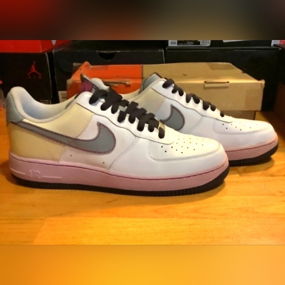 Nike Air Force 1 AF1 Low VINTAGE 2007 SILVER DOLL Men’s Size 10.5 Wmns Size 12 - Picture 7 of 11